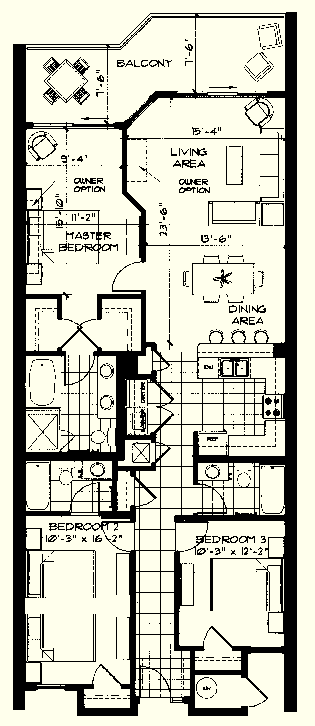 3 Bedroom Interior