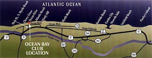 Ocean Bay Club Map